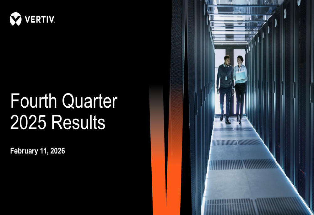 Vertiv Q4 2025 slides