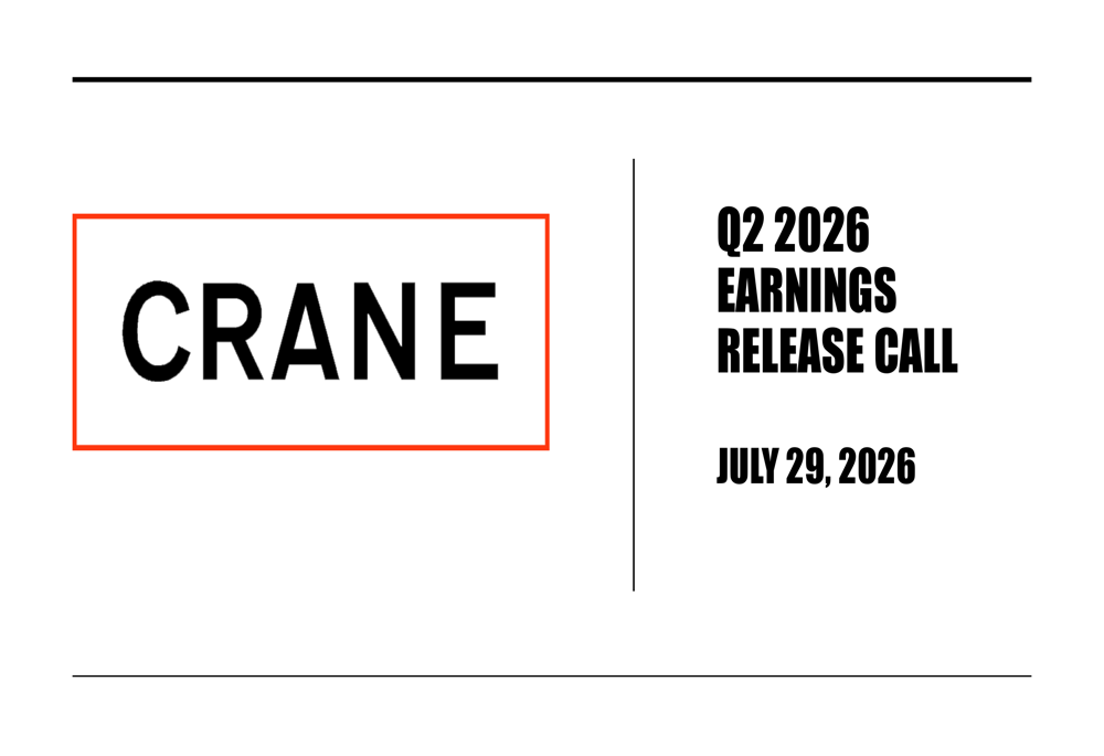 Crane Q2 2026 slides
