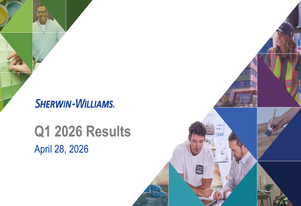 Sherwin-Williams Q1 2026 slides
