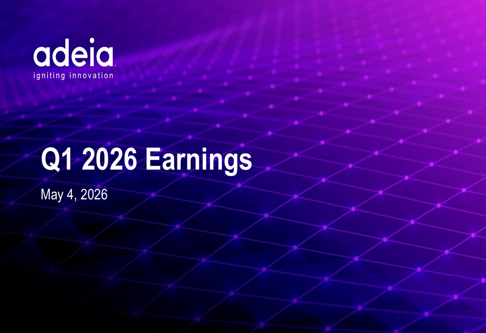 Adeia Q1 2026 slides
