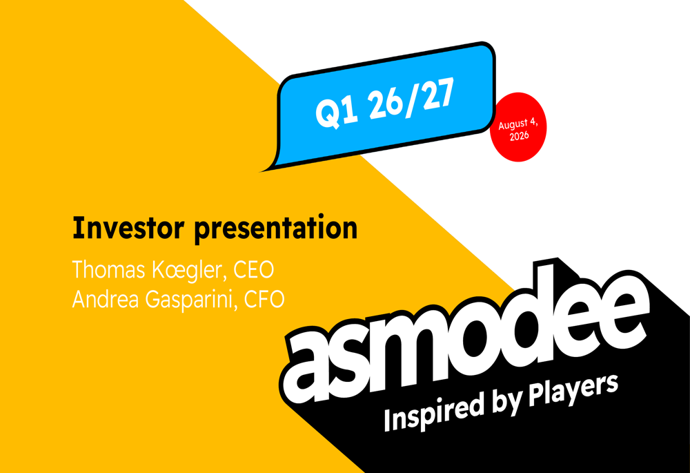 Asmodee Q1 FY27 slides