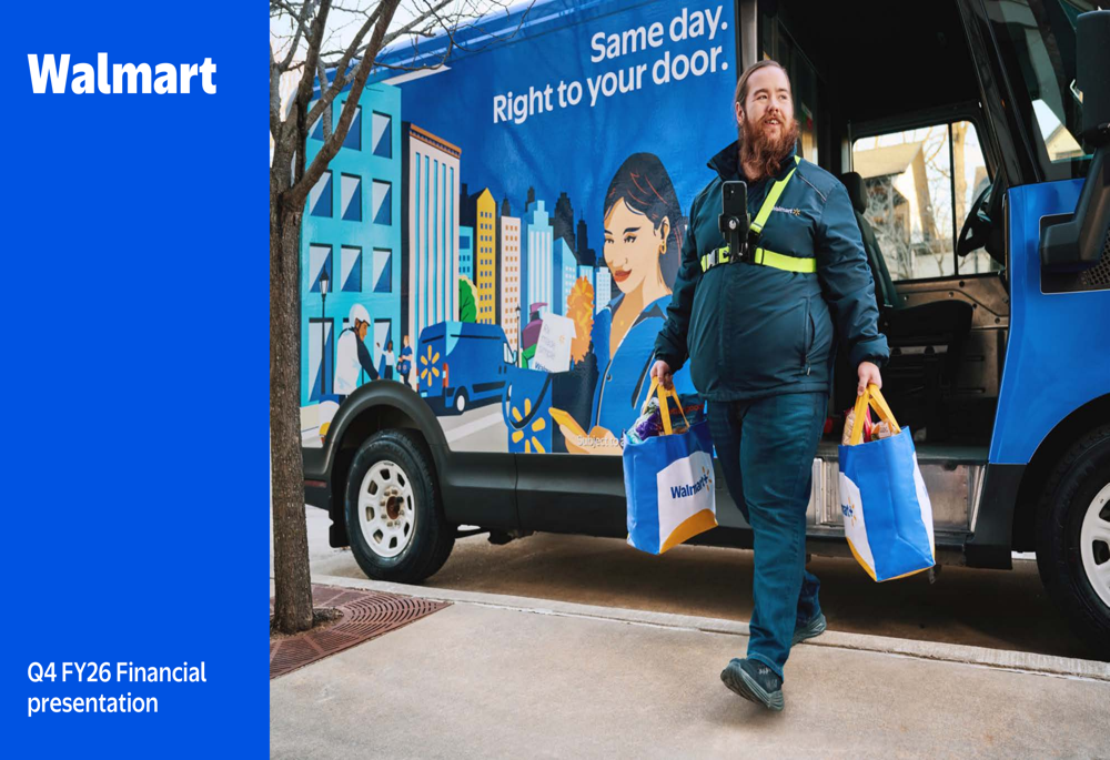 Walmart Q4 FY26 presentation highlights