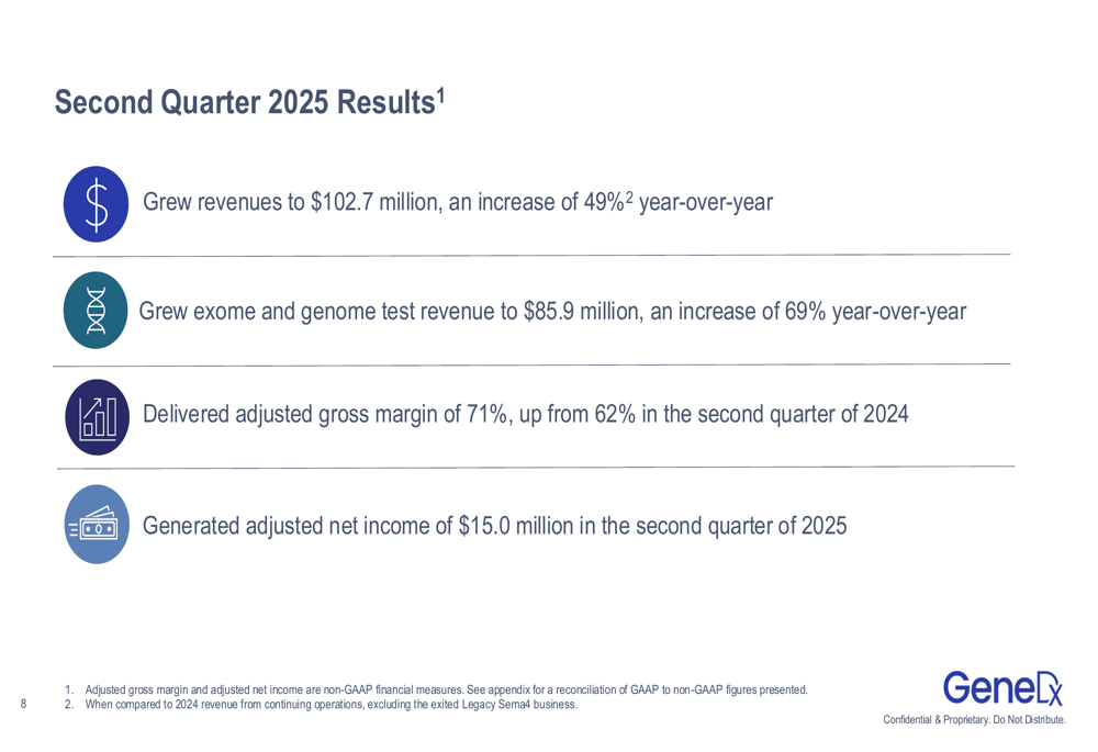 GeneDx Q2 2025 presentation: revenue jumps 49%, guidance raised on strong results