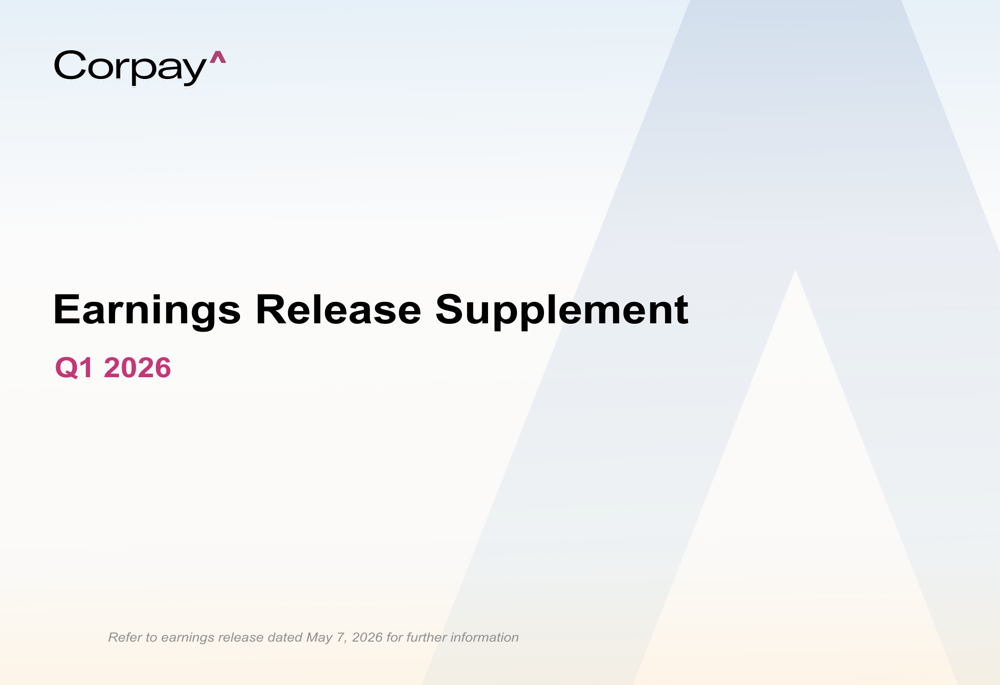 Corpay Q1 2026 slides