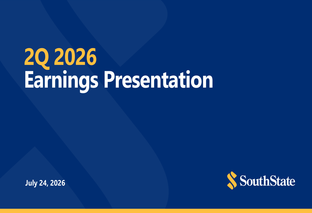 SouthState Q2 2026 slides