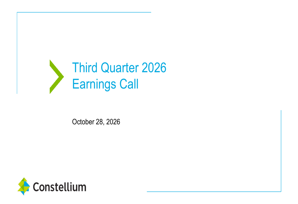 Constellium Q3 2026 slides