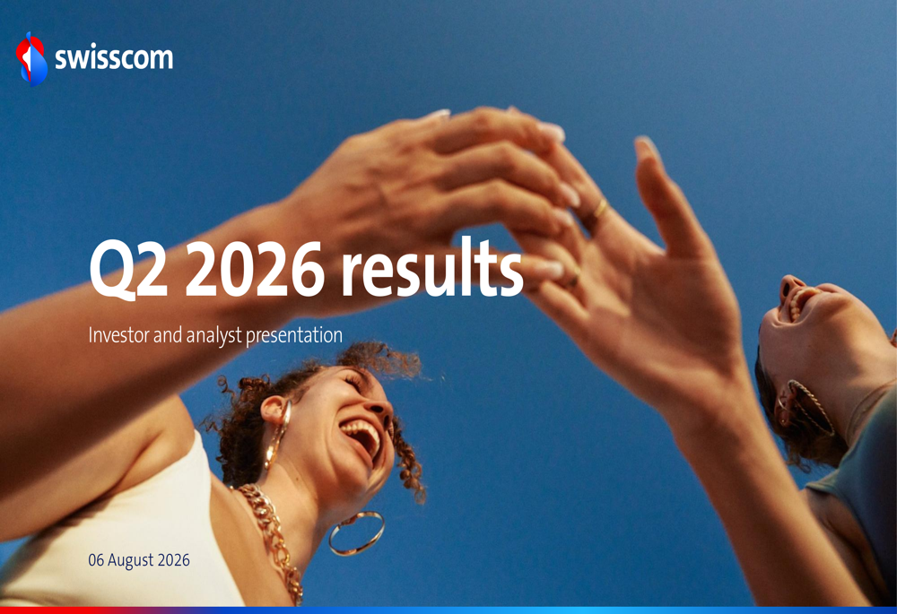 Swisscom Q2 2026 slides