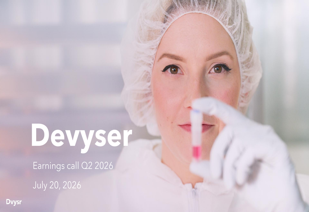 Devyser Q2 2026 slides