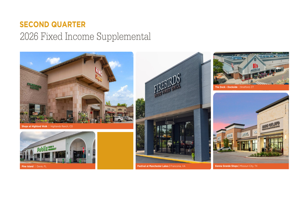 Regency Centers Q2 2026 slides