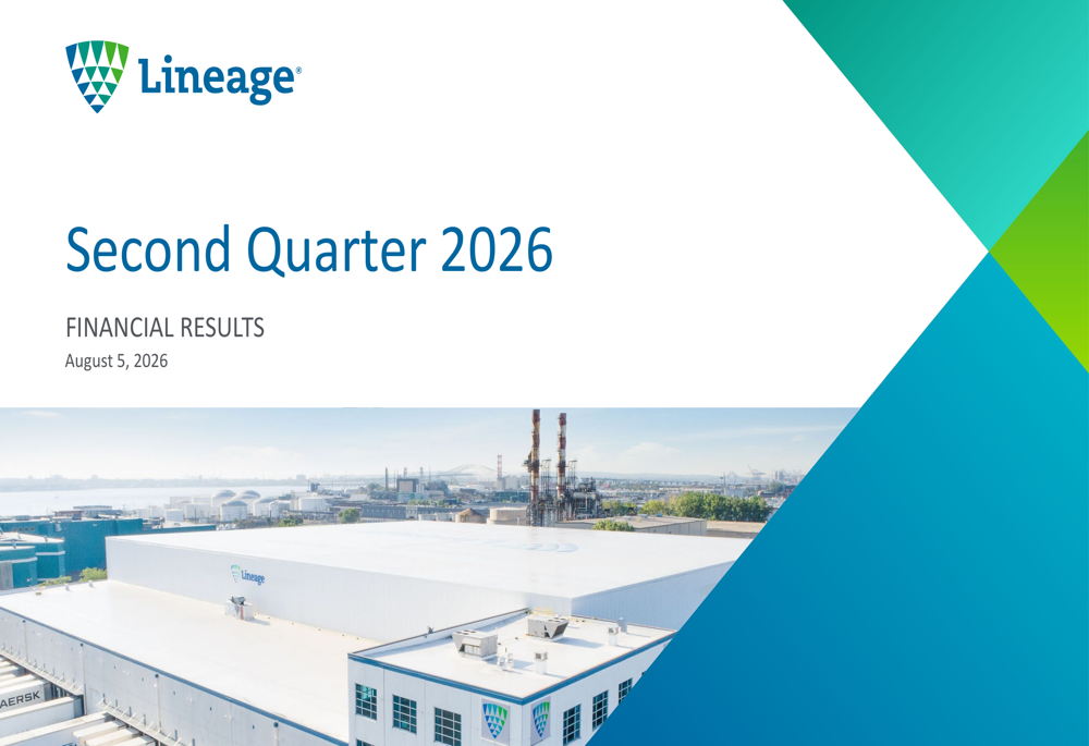 Lineage Q2 2026 slides