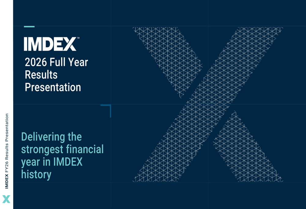 IMDEX FY26 slides