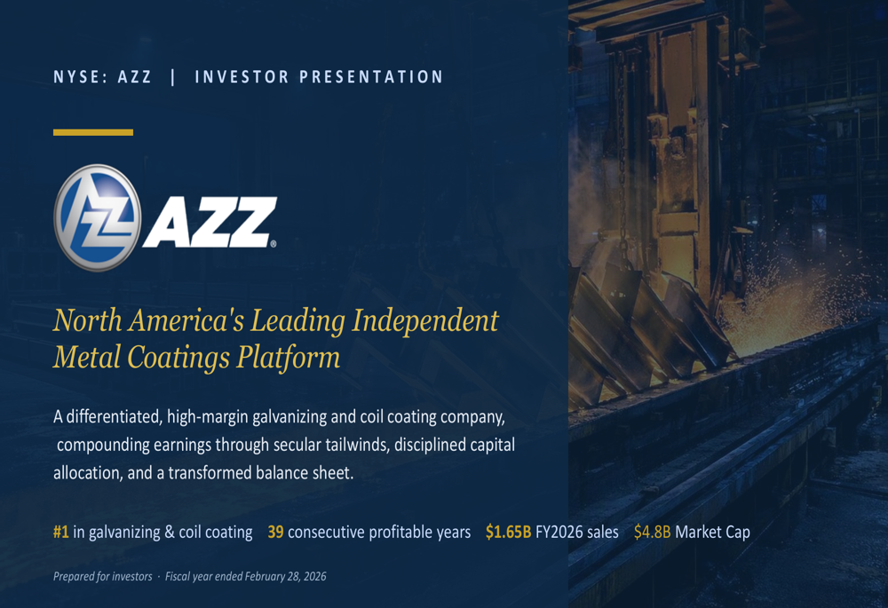 AZZ FY2026 slides