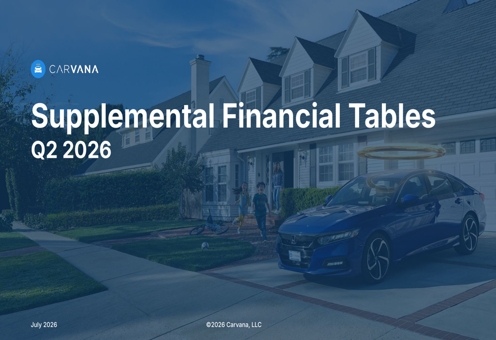 Carvana Q2 2026 slides
