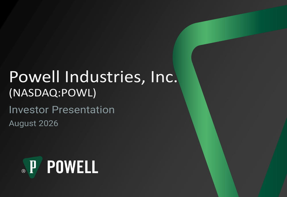 Powell Q3 2026 slides