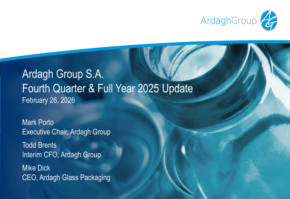 Ardagh Group FY2025 slides