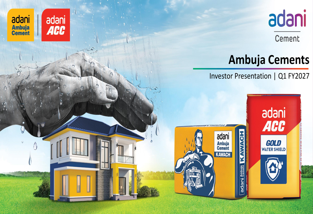 Ambuja Cements Q1 FY27 slides