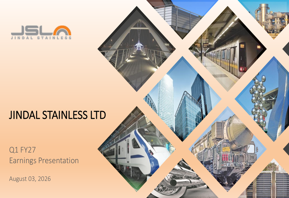 Jindal Stainless Q1 FY27 slides