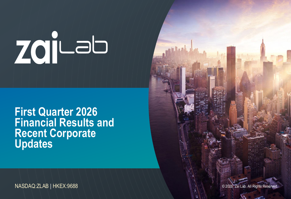 Zai Lab Q1 2026 slides