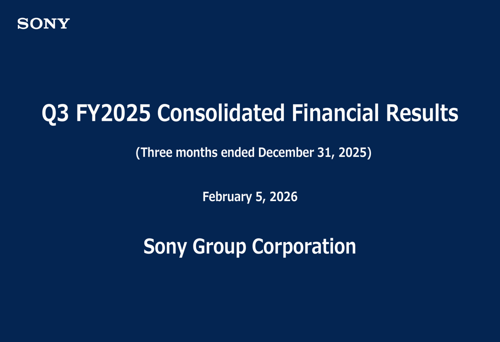 Sony Q3 FY2025 slides