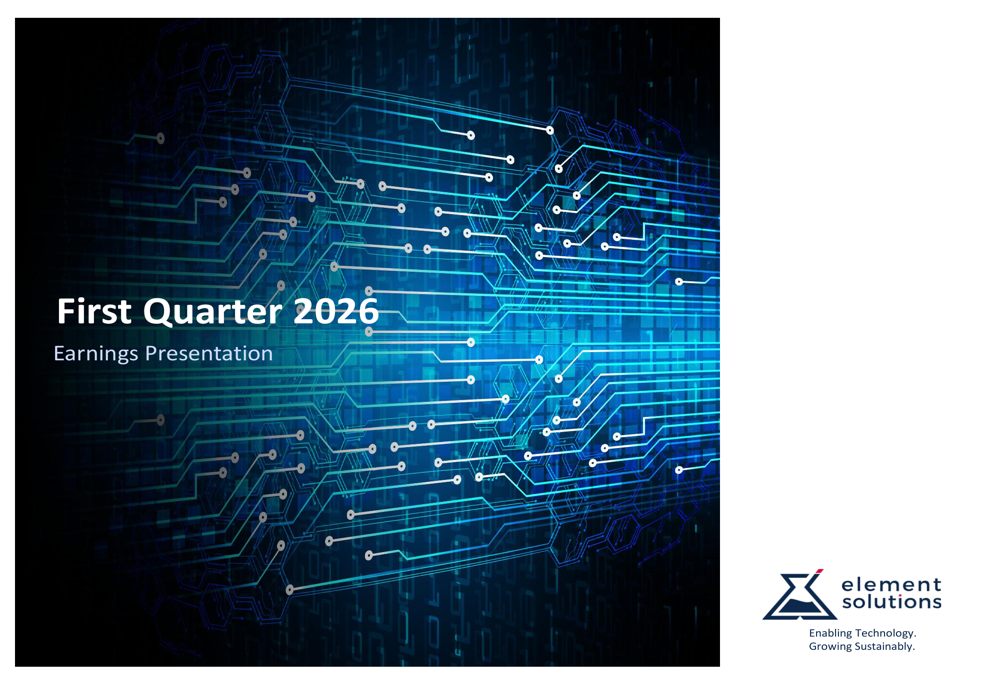 Element Solutions Q1 2026 slides
