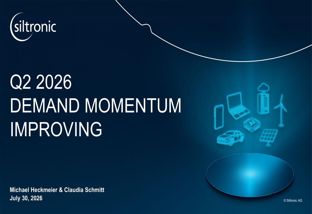 Siltronic Q2 2026 slides