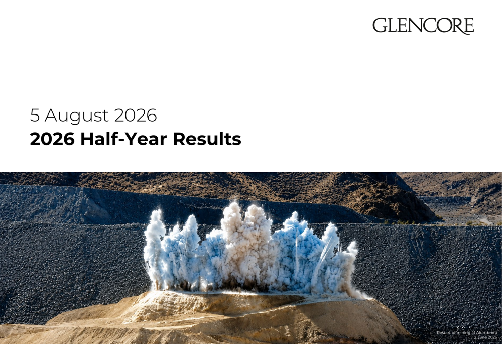 Glencore H1 2026 slides