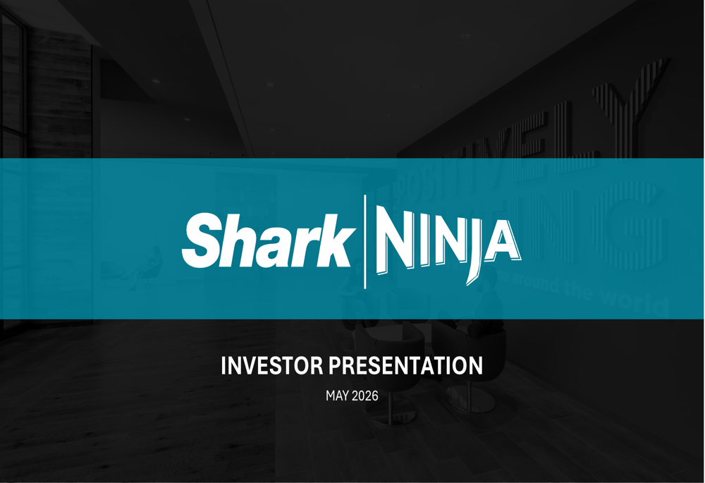 SharkNinja Q1 2026 slides