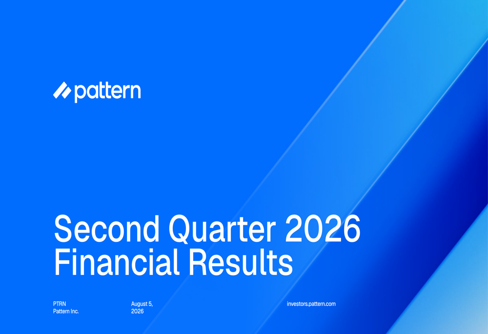 Pattern Q2 2026 slides