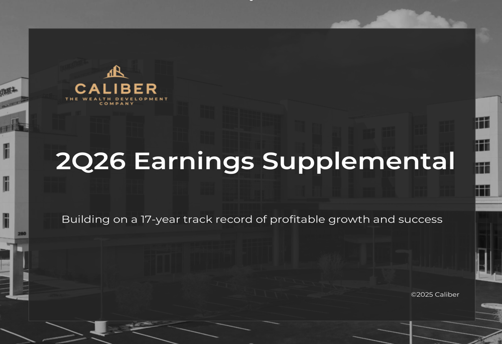 Caliber Q2 2026 slides