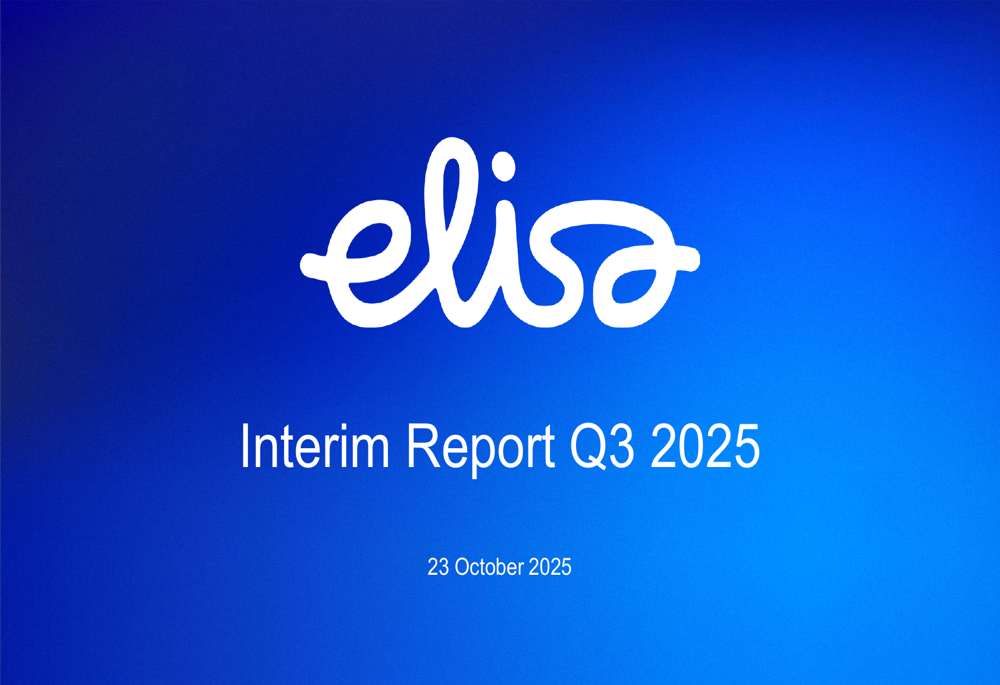 Elisa Q3 2025 presentation slides