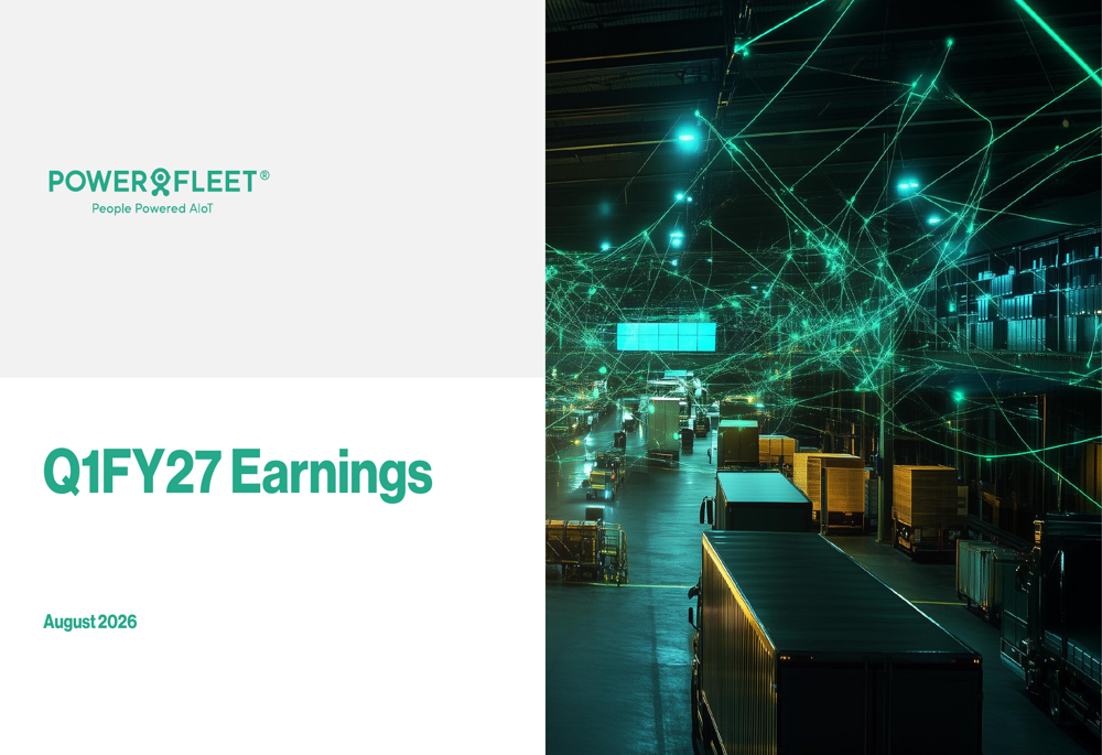 Powerfleet Q1 FY27 slides