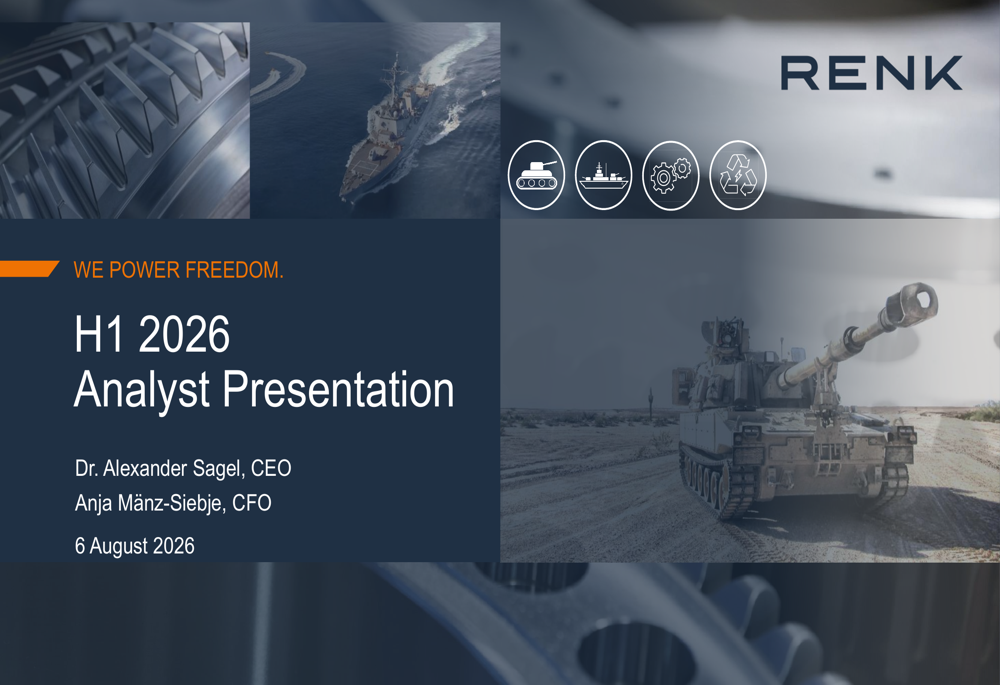 RENK H1 2026 slides