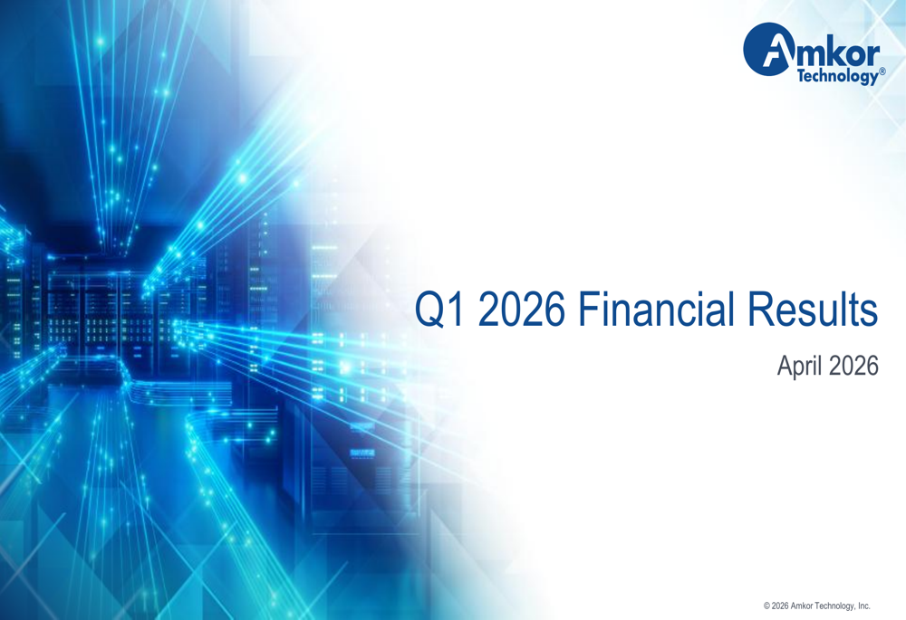 Amkor Q1 2026 slides
