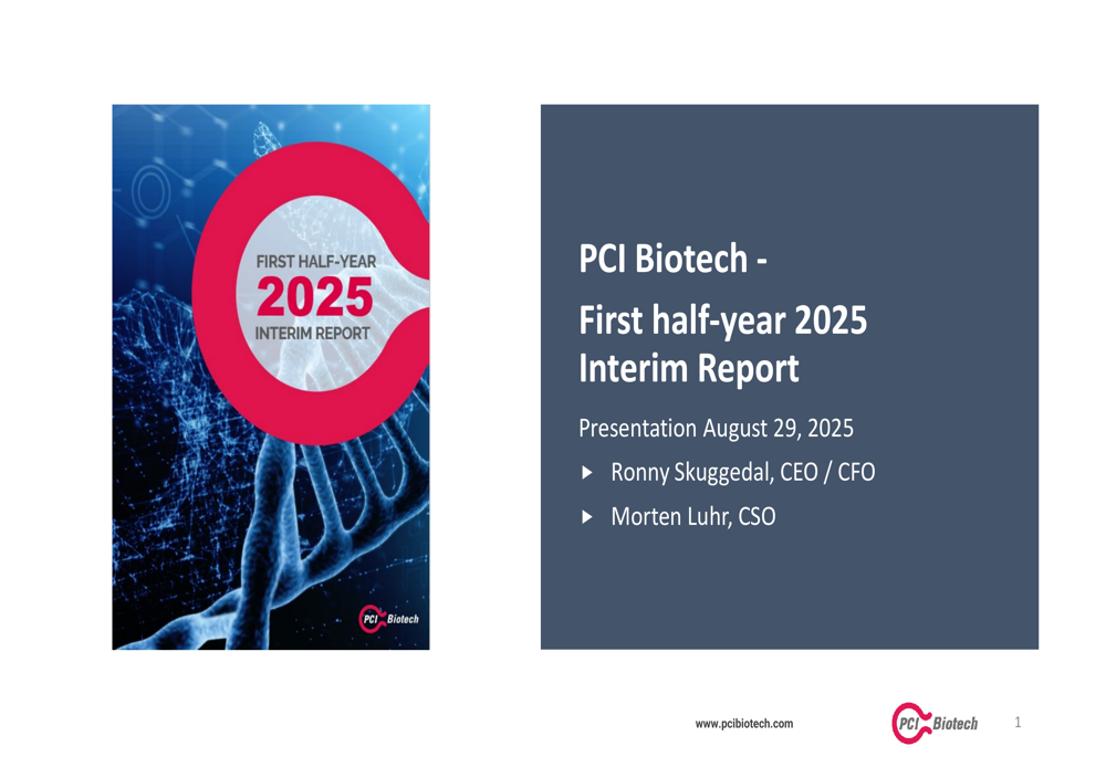 PCI Biotech Holding ASA Stock Price Today | OL: PCIB Live - Investing.com