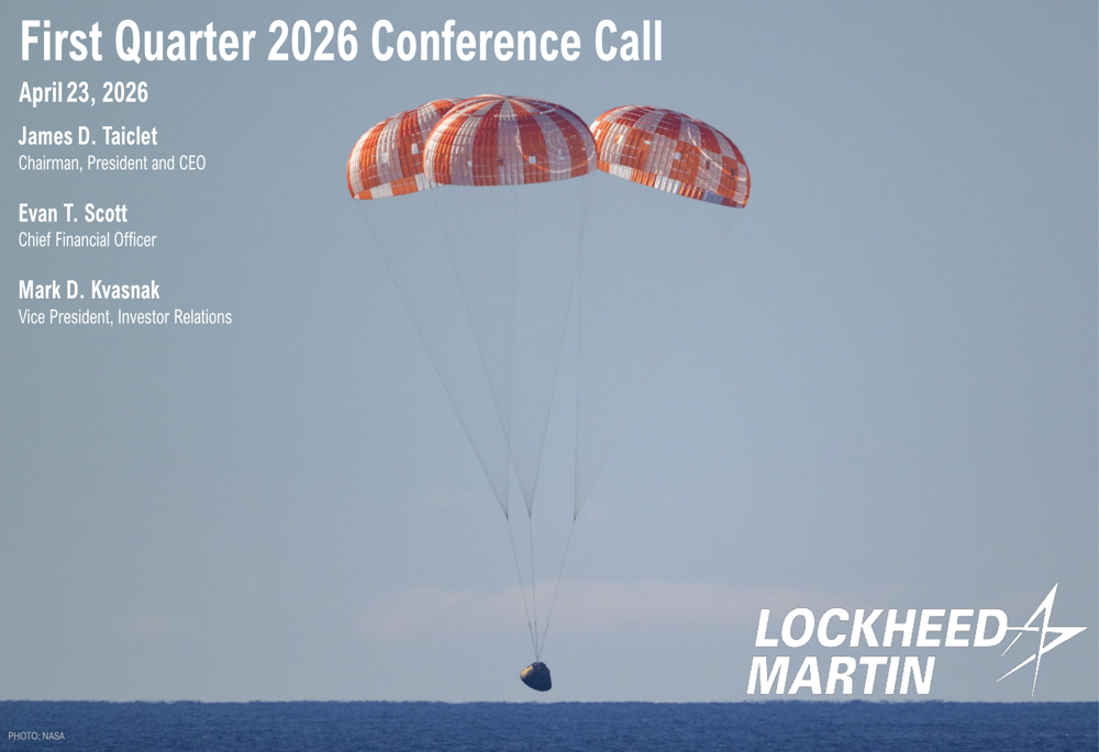 Lockheed Martin Q1 2026 slides