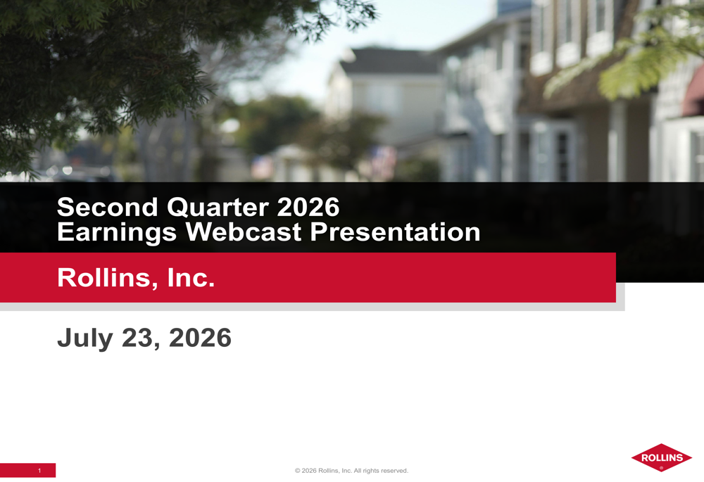 Rollins Q2 2026 slides