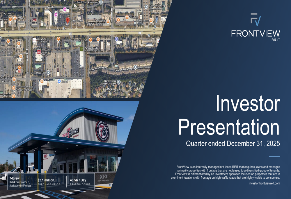 FrontView REIT Q4 2025 slides
