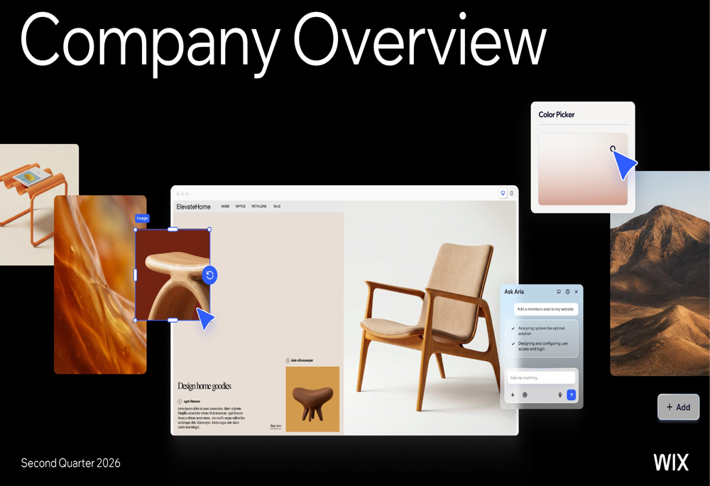 Wix Q2 2026 slides