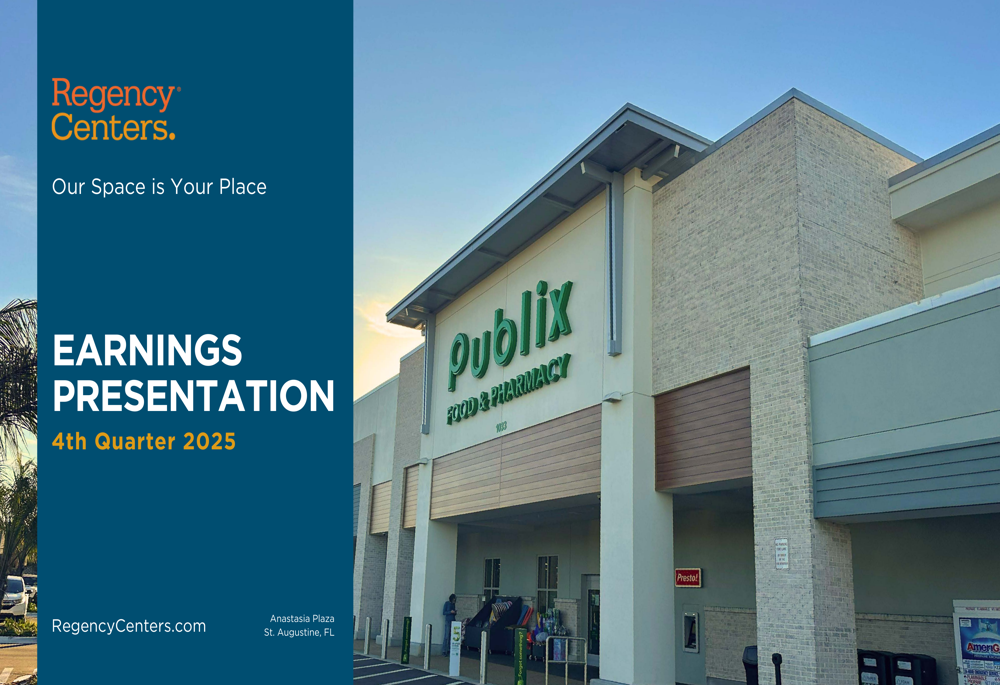 Regency Centers Q4 2025 slides