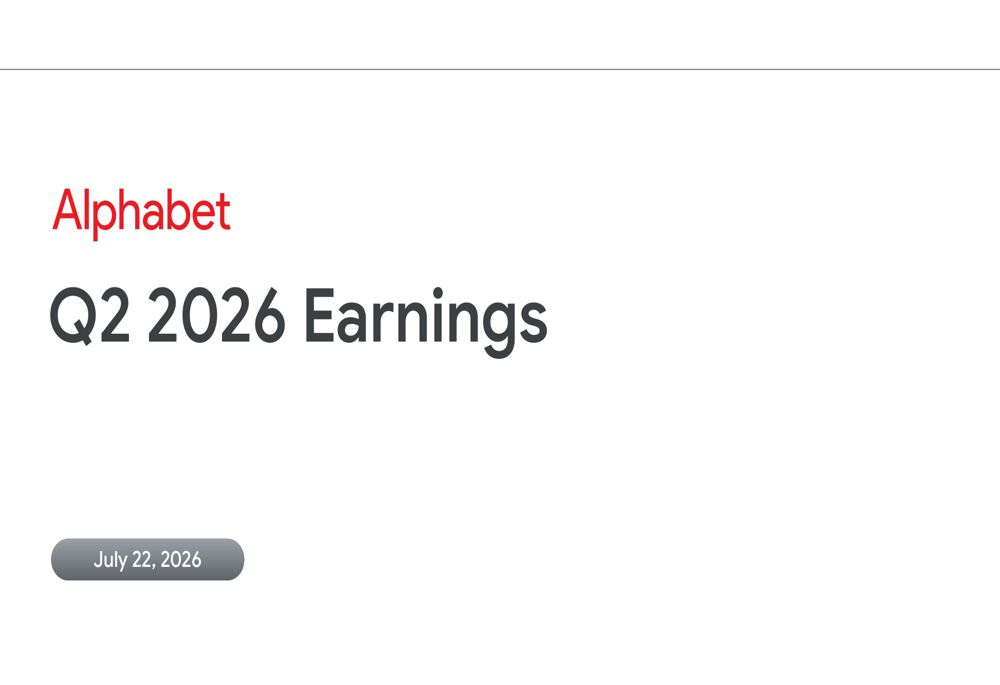 Alphabet Q2 2026 slides