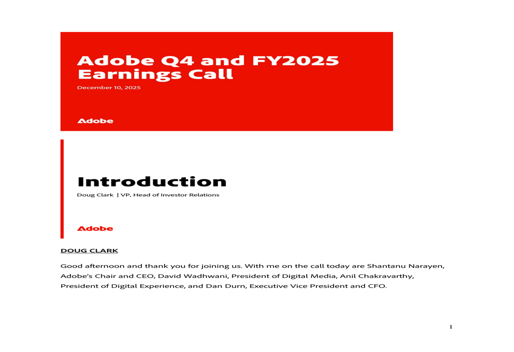 Adobe Q4 2025 slides
