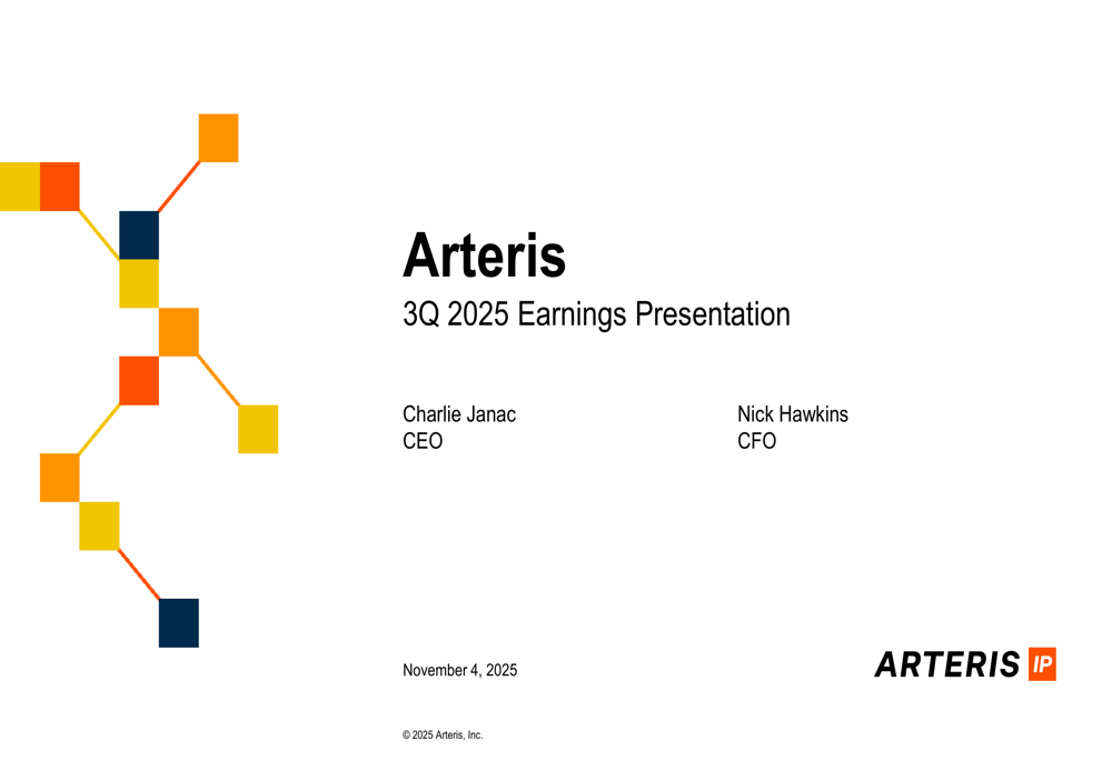 Arteris Q3 2025 slides