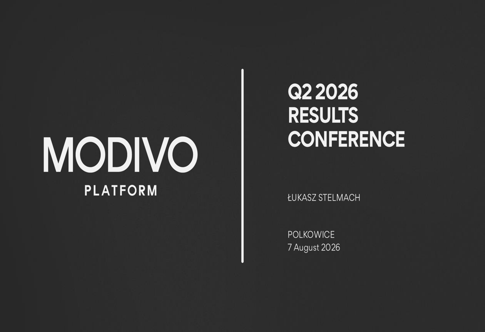 Modivo Q2 2026 slides