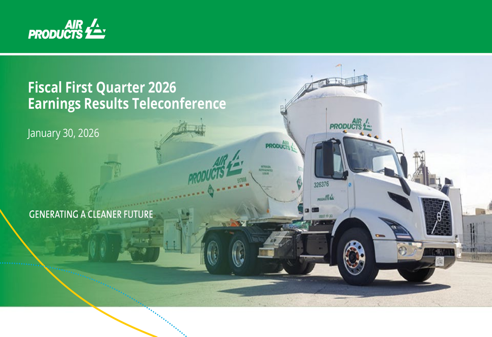 Air Products Q1 2026 slides