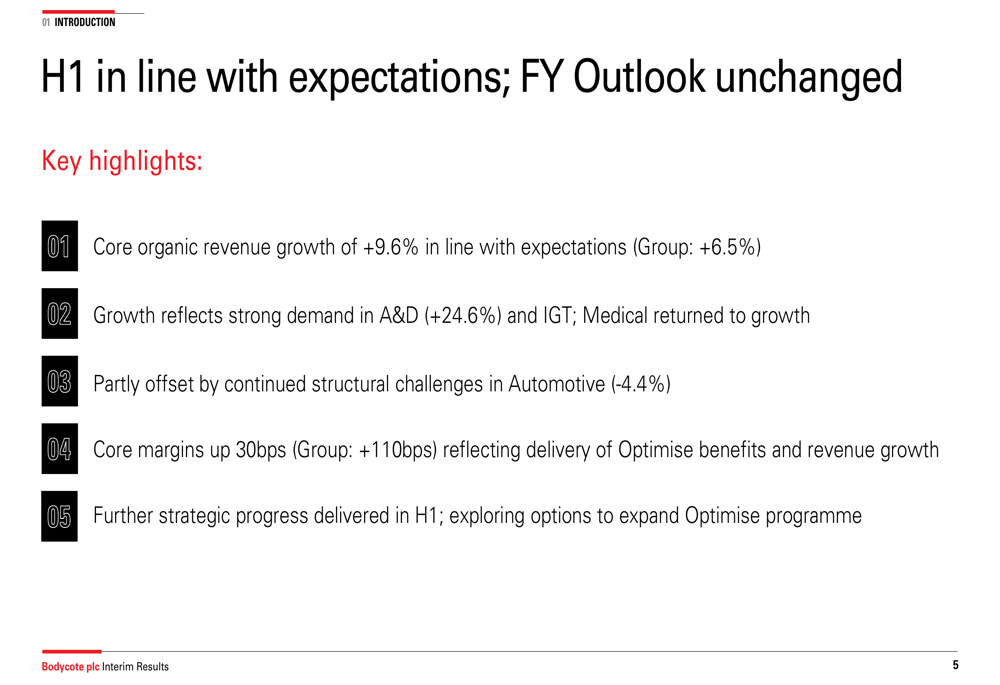 Bodycote H1 2026 slides: aerospace surge drives 18% EPS growth