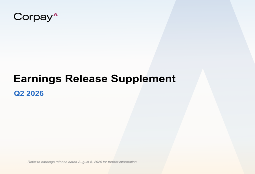 Corpay Q2 2026 slides