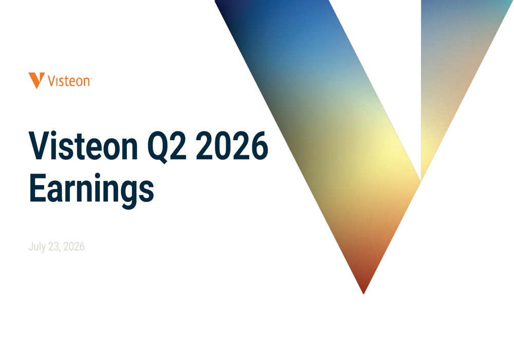 Visteon Q2 2026 slides