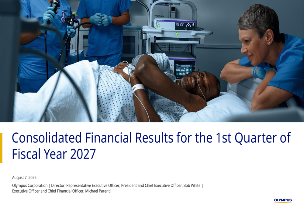Olympus Q1 FY2027 slides