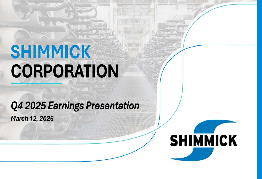 Shimmick Q4 2025 slides