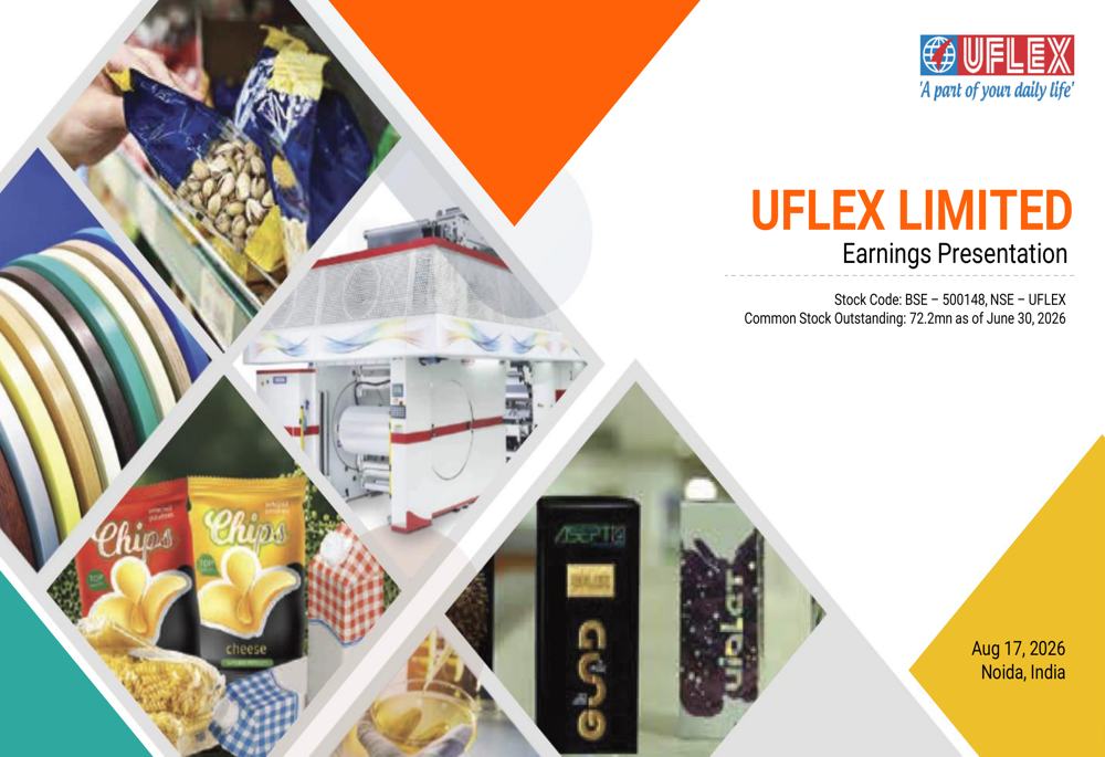 UFlex Q1 FY27 slides